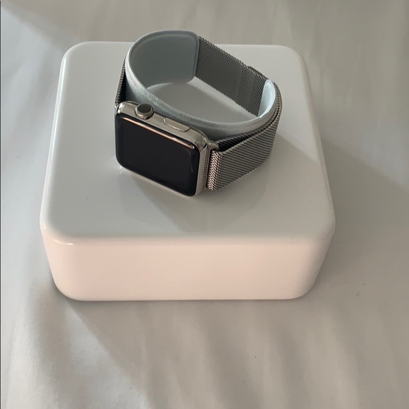 apple Accessories - Apple Watch ⌚️ w/ SS Milanese Loop - updated photo